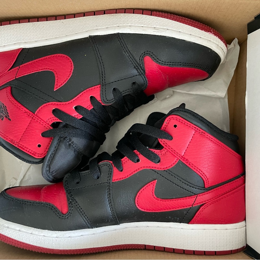 Jordan Kids Sneakers Black and Red